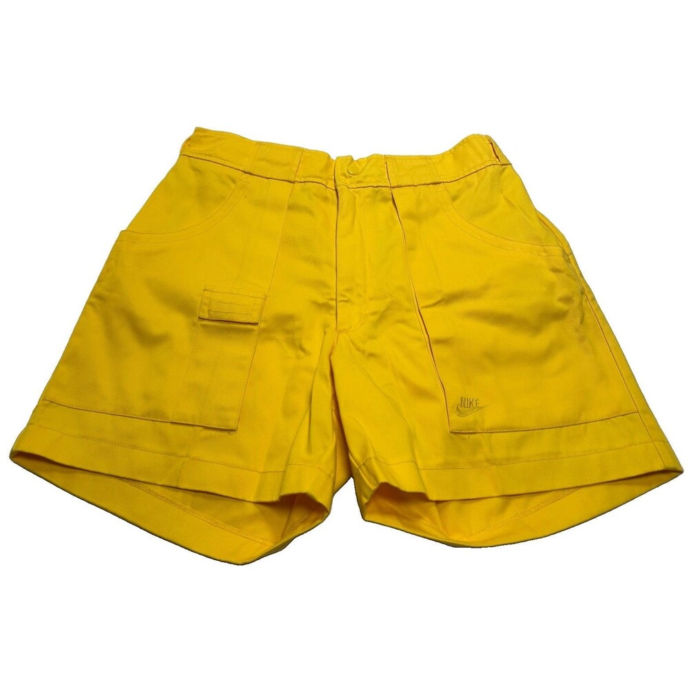 NOS Nike Boating Line 1A54 Mizzen Short 5.5" Size Medium Yellow Late 80's